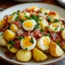 Salade Pomme de Terre Lardons Œufs